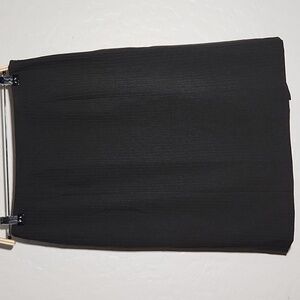 EVAN PICONE Pinstripe Charcoal Double Back Slit Skirt 4P Petite